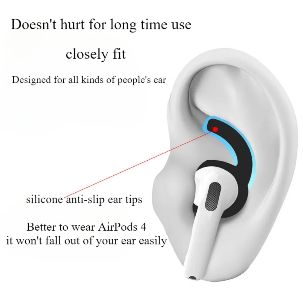 Силиконовые насадки для наушников AirPods 4