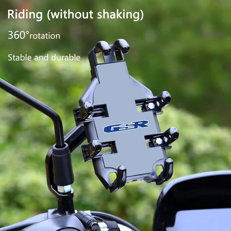 

For SUZUKI GSR400 GSR600 GSR750 GSR 400 600 750 Accessories Motorcycle CNC Handlebar Mobile Phone Holder GPS Stand Bracket