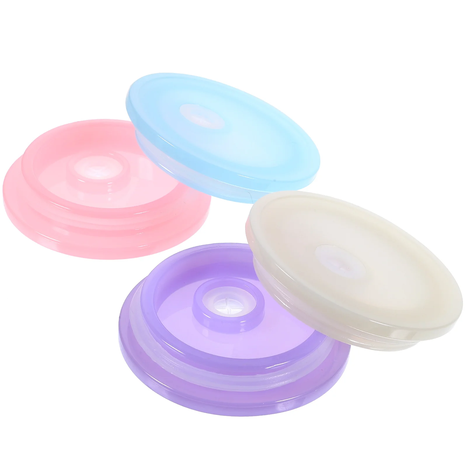 

4pcs Tumbler Replacement Lids Spill Proof Lids Reusable Cups Replacement Covers