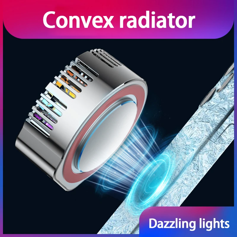 

GT07 Universal Mini Mobile Phone Cooling Fan Radiator Turbo Hurricane Game Cooler Cell Phone Cool Heat Sink For IPhone/xiaomi