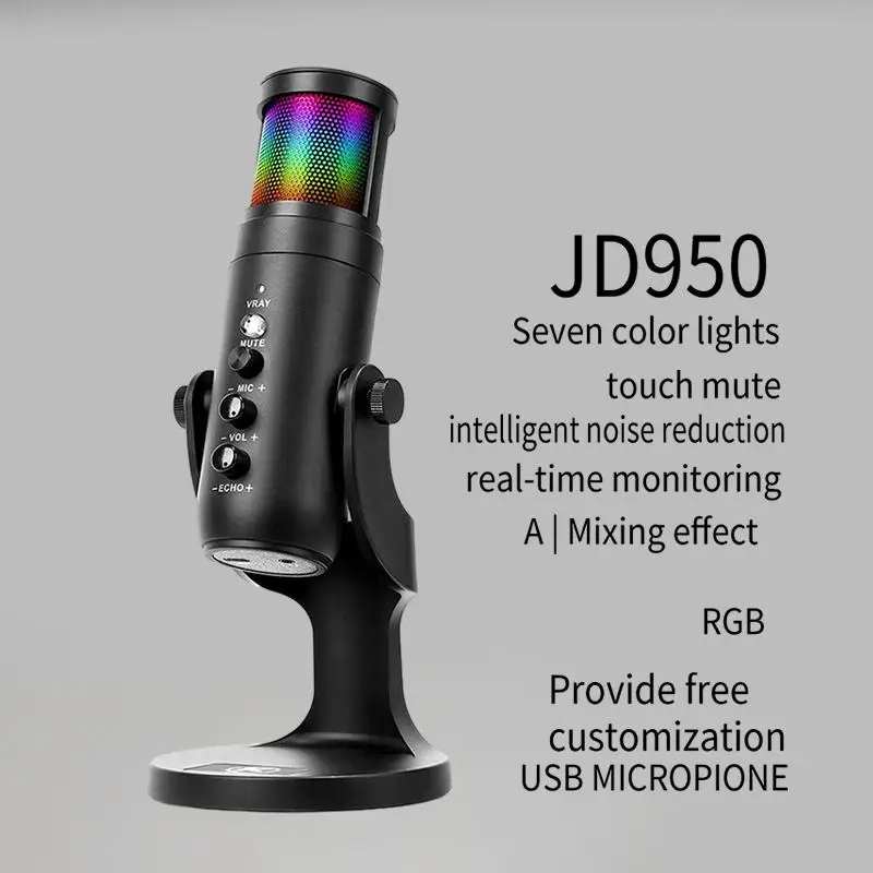 Конденсаторный микрофон USB Ultimate для высококачественной прямой трансляции, записи KTV и игр на PS4-идеальное решение для воспроизведения звука