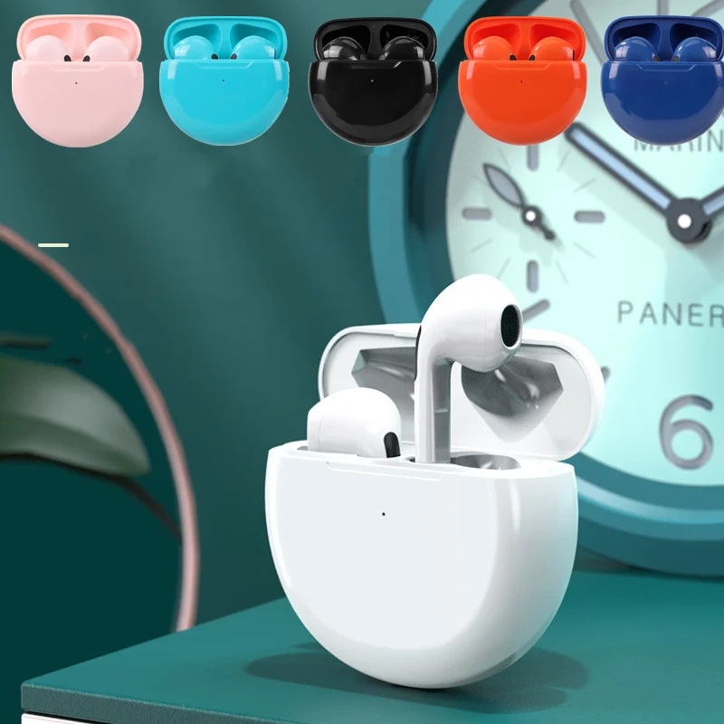 

Беспроводные наушники Pro6 TWS, Bluetooth-наушники, наушники-вкладыши с басами, гарнитура, спортивные наушники с микрофоном для IPhone, Xiaomi, Huawei