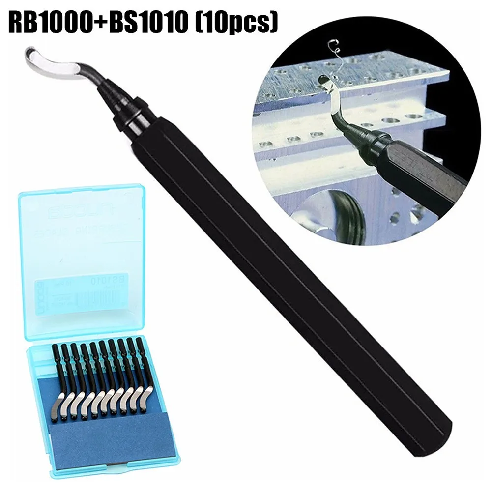 

Metal Aluminum Handle High Performance Trimming Device Iron Handle Quick Clamping Deburring Handle Trimming Metal Handle RB1000