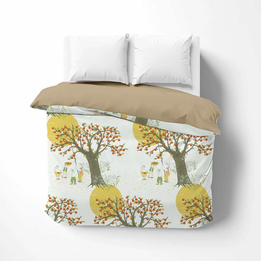 

1Pc Luxury Duvet cover Quilt Cover Blanket/Comfortable Case Bedding 140x200 150x200 135x200 Customized size human tree