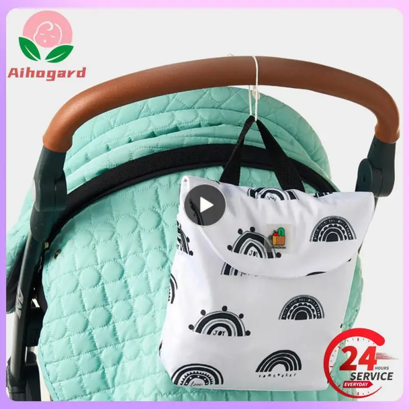 

Baby Diaper Bag Double Layer Beautiful And Fashionable Baby Outing Storage Bag Travel Nursing Bag Baby Care Bag Wet Bag