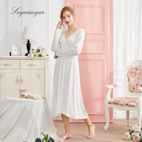 nightgown sexy women silk sleepwear female nightgown women nightwear for ladies night shirts home clothing 25