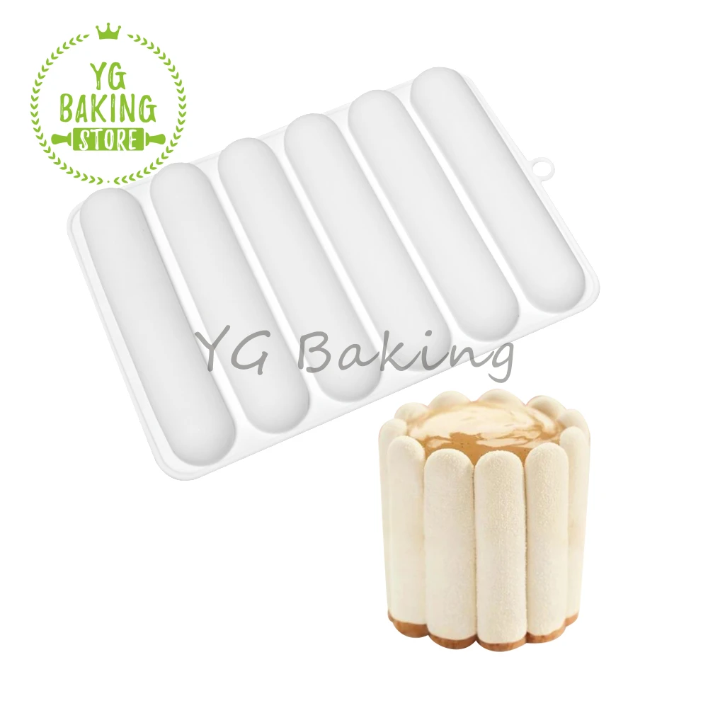 

Dorica Силиконовая форма для мусса 6-ти полосок