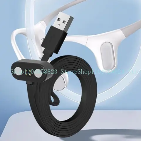 Черный 4-контактный магнитный зарядный кабель для Mojawa RunPlus