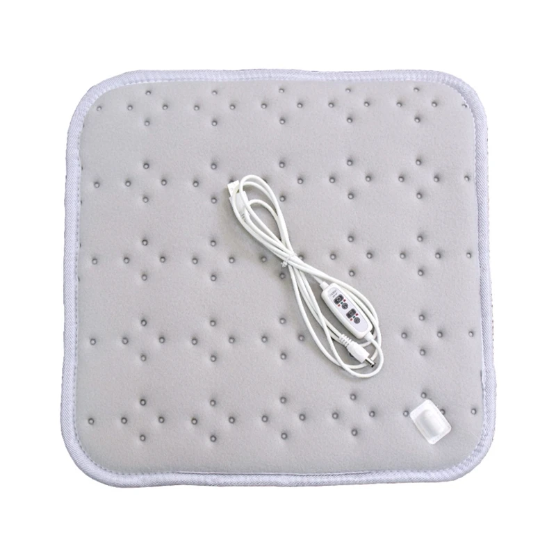 

H55A 45x45cm Heating Pad Portable 5V/2A Heating Cushion 3-Mode Adjusable Temperature Heated Pad Xmas-Gift for Parents Friend