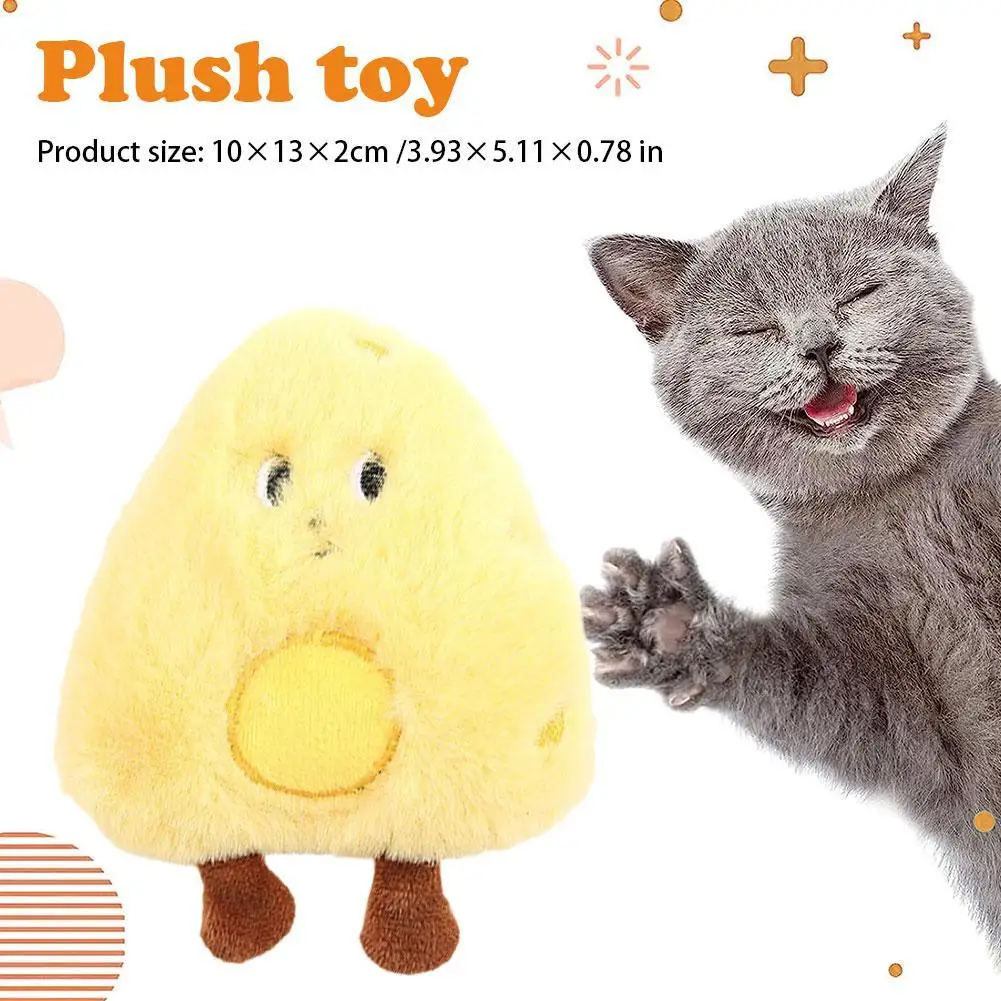 

Rustle Sound Toy Cats For Pets Cat Toys For Kitten Teeth Cleaning Cat Mint Plush Thumb Pillow Pet Supplies Accessories
