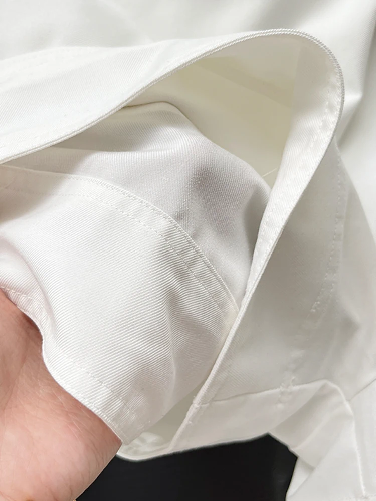 PAILETE Women 2023 fashion side pockets shorts vintage high elastic waist female short pants mujer