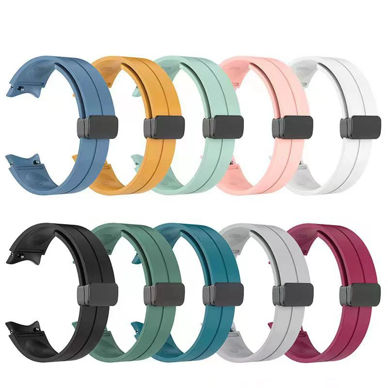 No Gaps Band For Samsung Galaxy Watch 5 4 44mm 40mm classic 46mm 42mm Sport Silicone belt Bracelet Galaxy Watch 5pro 45mm strap