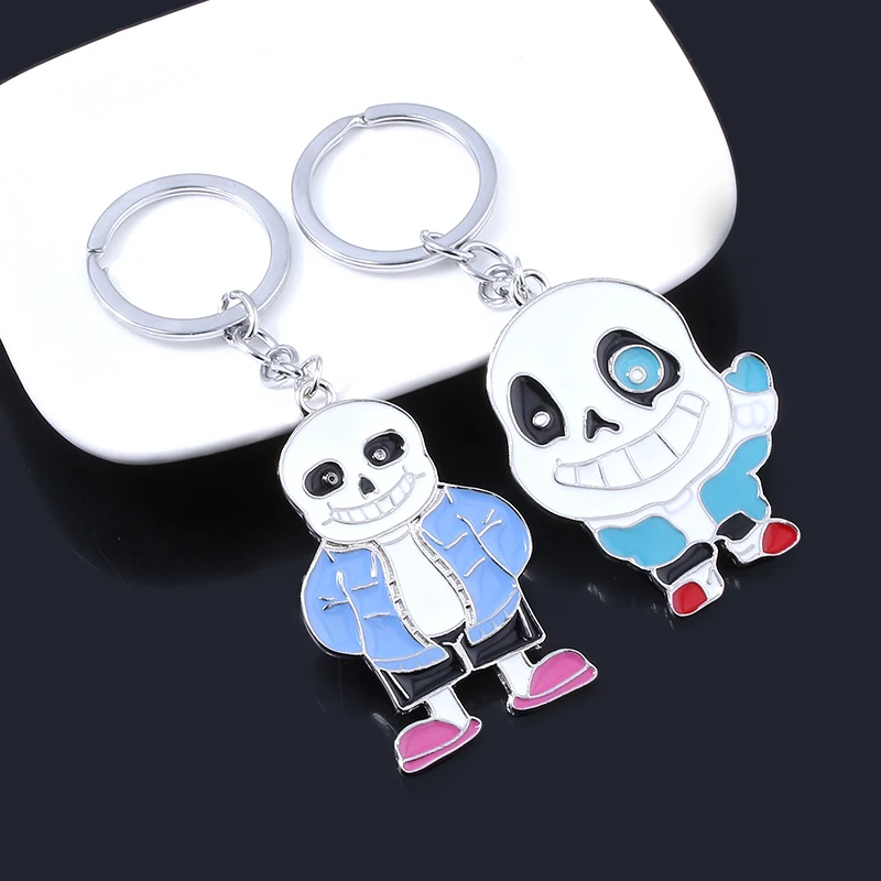 Undertale Аниме Игра Скелет Sans Брелок Унисекс Эмалированный Кулон Модный Аксессуар