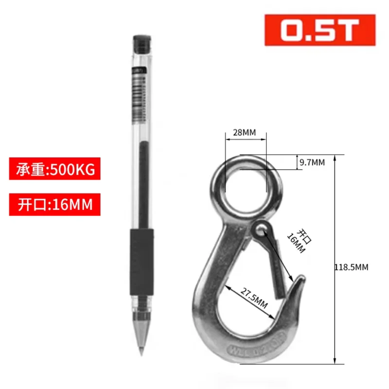 

Крюк для подъема из нержавеющей стали 304 Алеган Эй 0,2Т/0,3Т/0,5Т