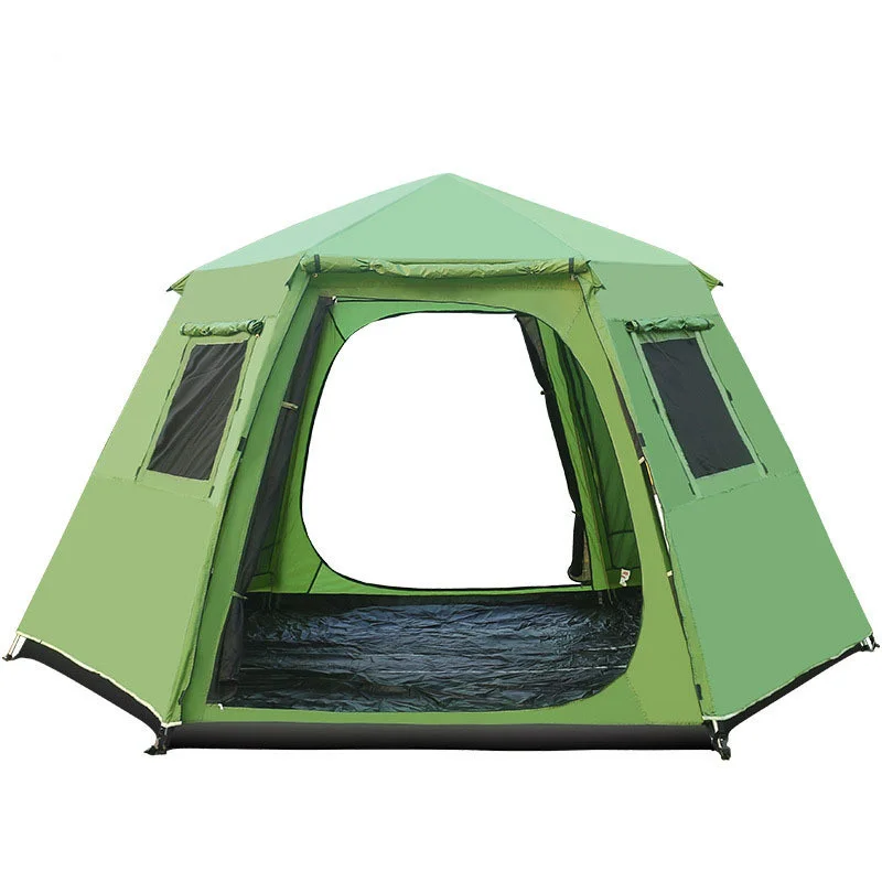 

YL Outdoor Camping 4-6 person big tent with aluminum frame 4 season tent waterproof oxford