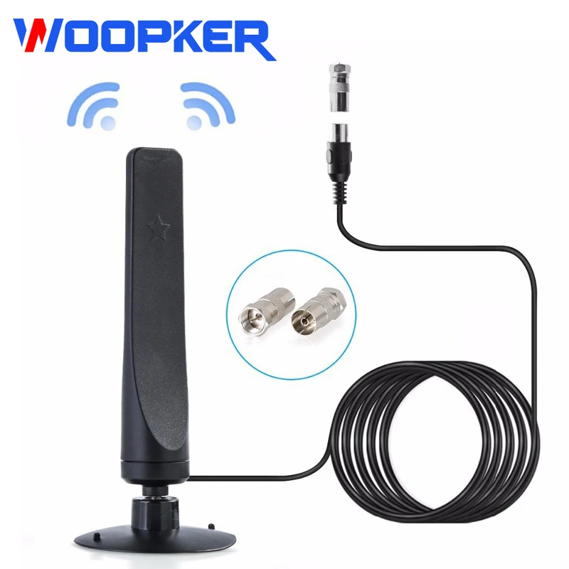 

Цифровая ТВ-Антенна Mini HD DVB T с коаксиальным кабелем и усилением 5 дБ
