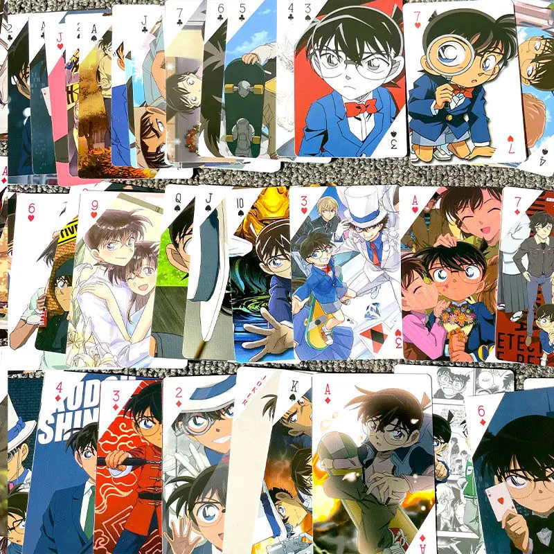 Детектив Конан игральные карты аниме карточка мультфильм творческие настольные