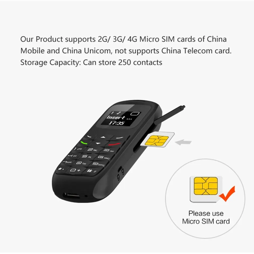 Мини-телефон мобильный телефон L8STAR BM70 беспроводные Bluetooth-наушники сотовый стерео