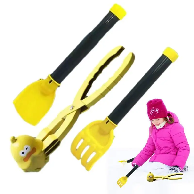 

Приспособление для снежной игры, игрушки, зажим для мяча в форме мультяшной утки, набор инструментов, форма для снежной песчаной погоды, раз...