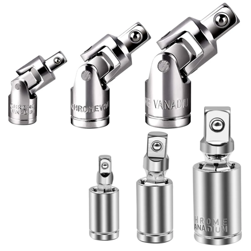 

Универсальный шарнирный комплект, удлинитель с храповым механизмом, ручной пневматический гибкий переходник, 6 шт.