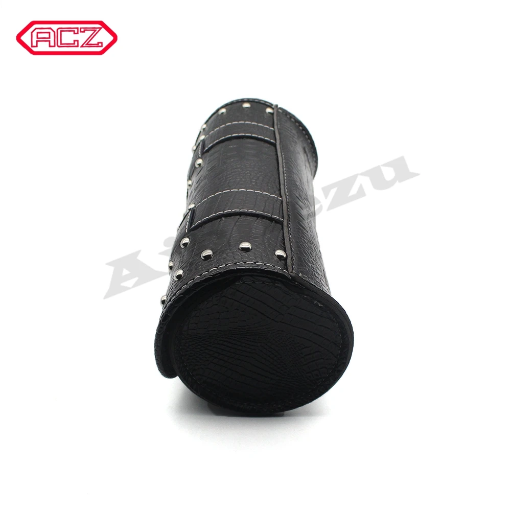 1 шт. Мотоцикл Барабанный инструмент Боковая сумка седла из искусственной кожи Винтажная седельная сумка для Harley Honda Davidson Softail Custom on.