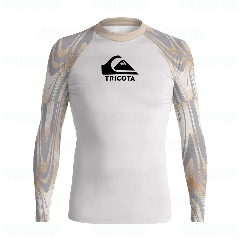 Одежда для серфинга Rashguard Мужской пляжный купальник одежда плавания с защитой от