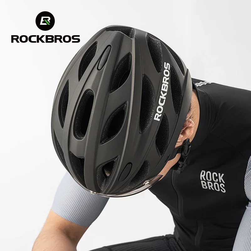ROCKBROS Велосипедный шлем MTB Шоссейный велосипедный Легкий дышащий литой с