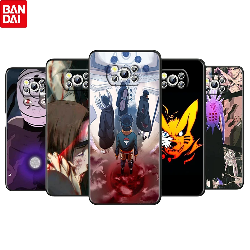 

Hot Japan Anime Naruto For Xiaomi Poco M4 X3 F3 GT NFC M3 C3 M2 F2 F1 X2 Pro Mi Mix3 Soft Silicone Black Phone Case Cover Fundas