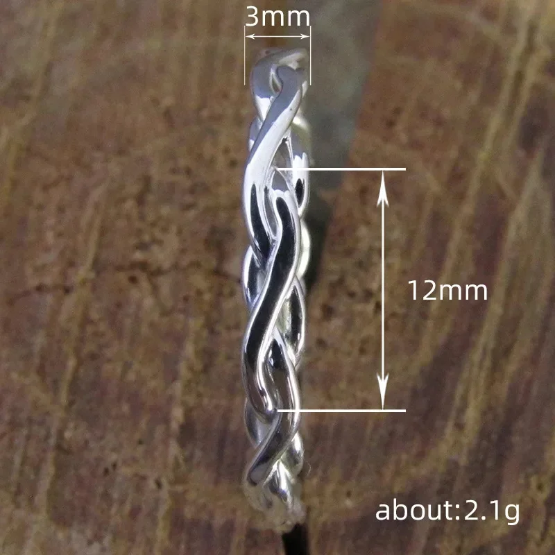 Тканый наконечник Three Lives Generations 2024 элитный холодный стиль простое кольцо