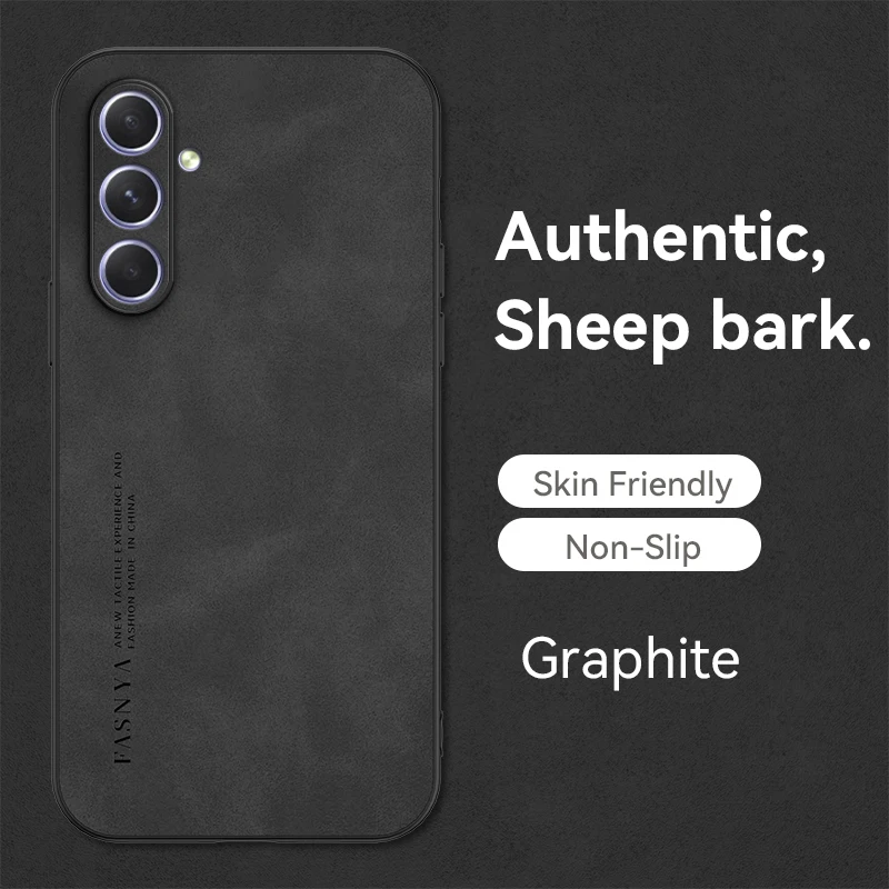 

Luxury Leather Case for Samsung Galaxy A34 Ultra-thin Armor Shockproof Soft Heat Dissipation Phone Cover SamsungA34 GalaxyA34