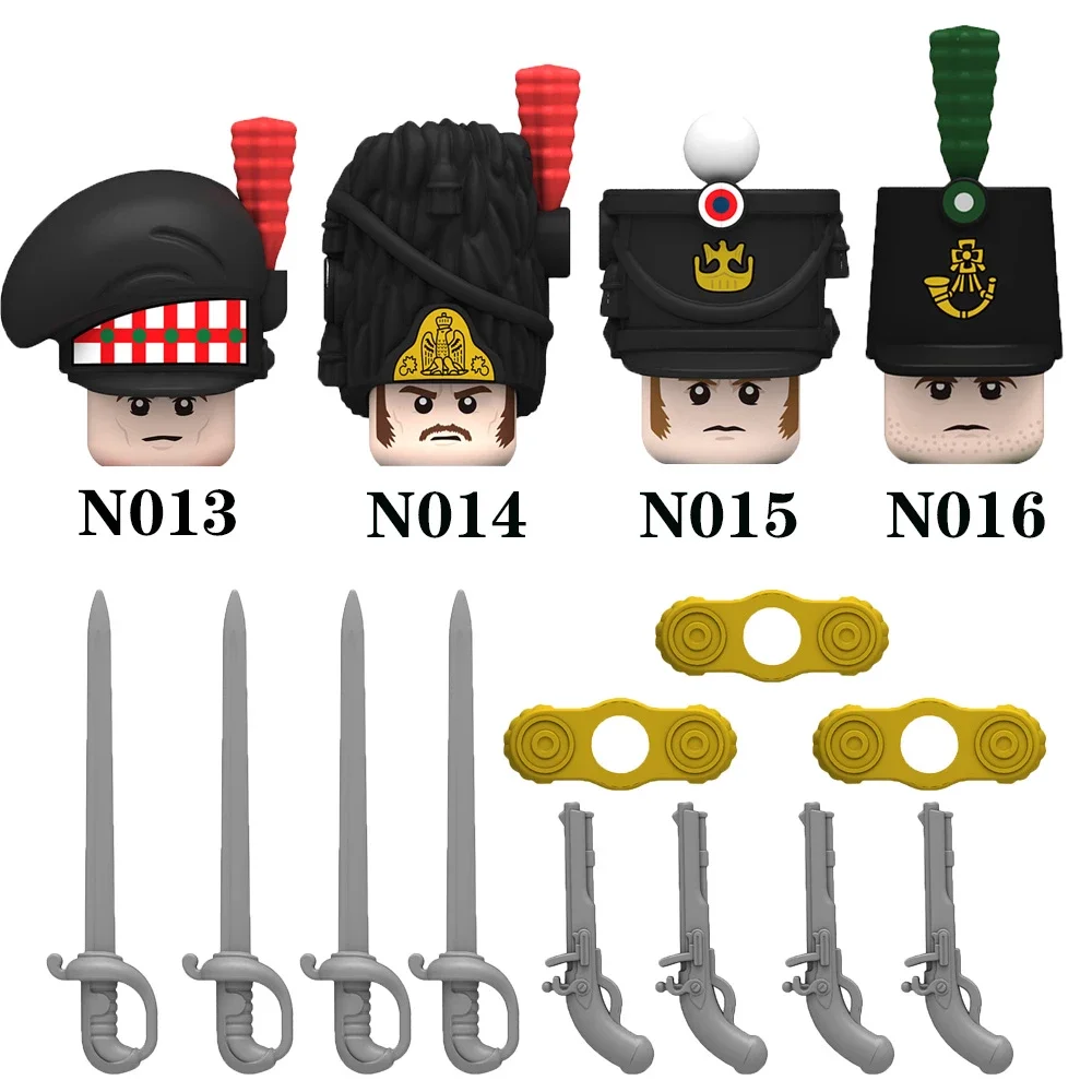 Экшн-фигурки пиратов Карибского моря Джек Спарроу из фильма «Пираты», аксессуары, строительные блоки, игрушки, серия-087 N013-N016