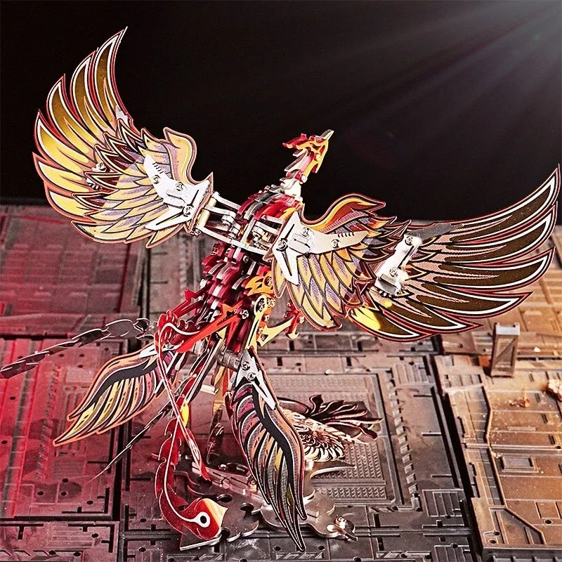 B-M 3D головоломка металлическая модель Феникса комплект сборки своими руками