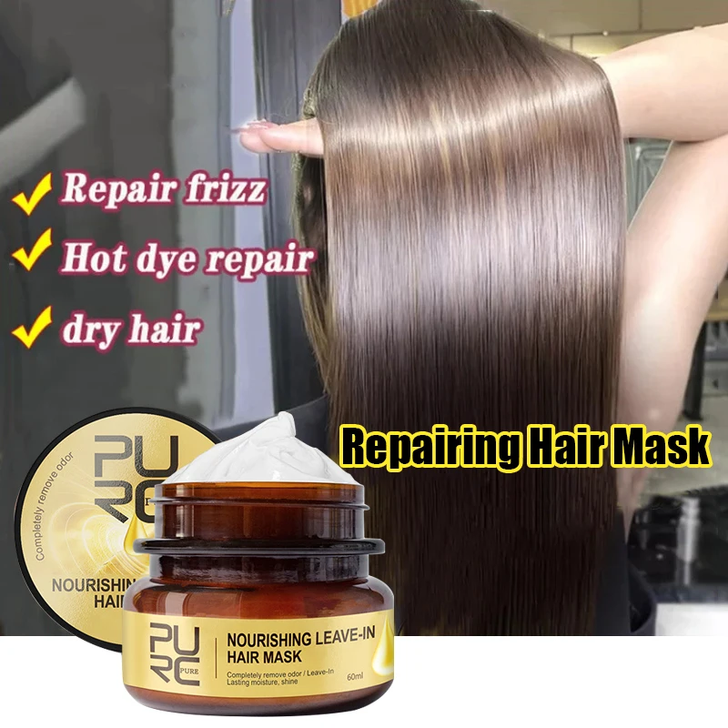 

Ginger Hair Mask Repair Damaged Hair Smoothing Anti-Dandruff Conditioner Hair Loss Treatment Improves Dryness Scalp Care