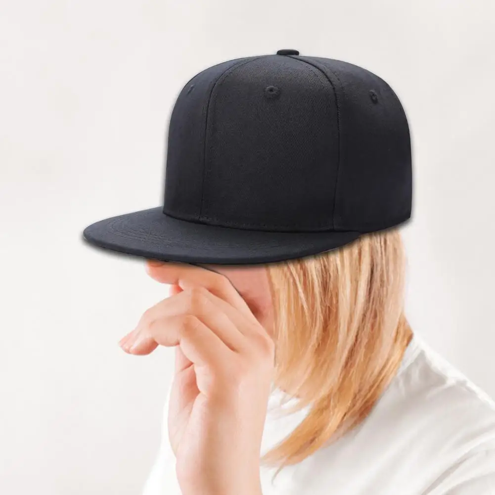 

Baseball Cap Extended Brim Hip-hop Style Solid Color Anti-deformed Men Hat кепка мужская кепка женская casquette homme