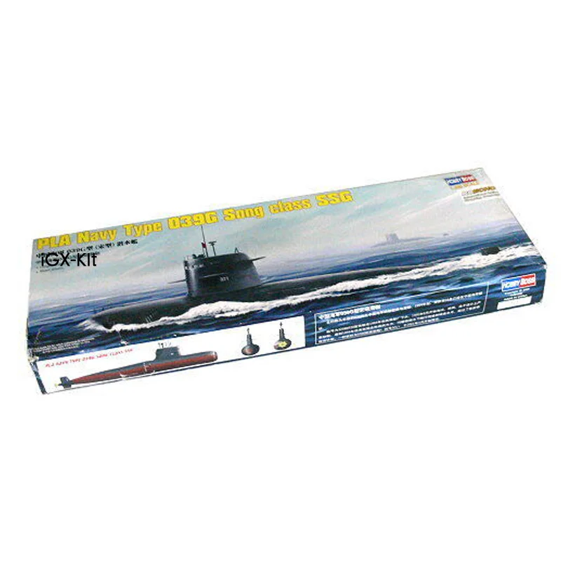 Фото HobbyBoss 82001 1/200 PLAN type 039G Подводная лодка класса SSG, военный корабль, пластиковый конструктор для сборки, набор для рукоделия №1