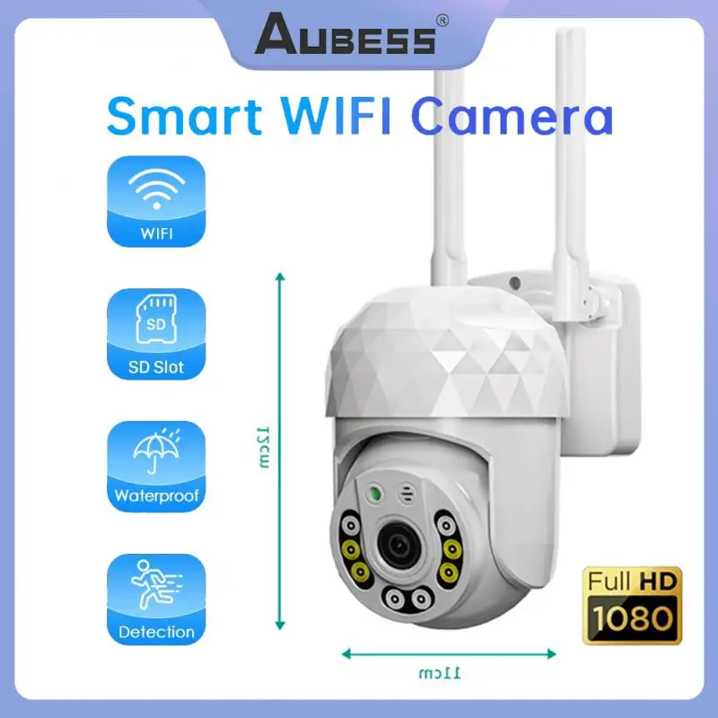 

2MP WiFi Smart Life IP Camera 8 LED Full Color Night Vision HD 1080P Panoramic Security Camera Outdoor IP66 Waterproof