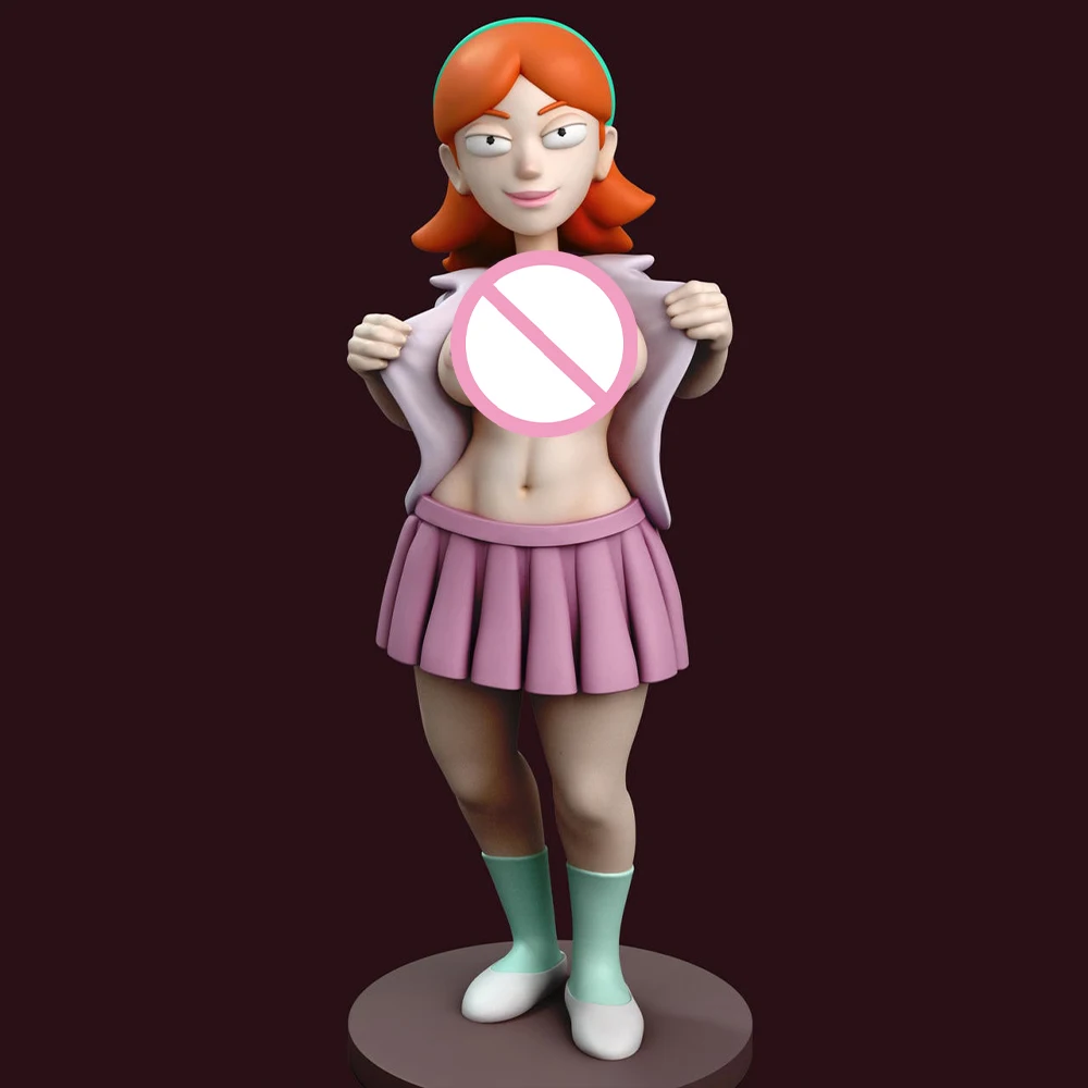 1:24 красивая девушка Джессика 3d печатная модель из смолы неокрашенная фигурка