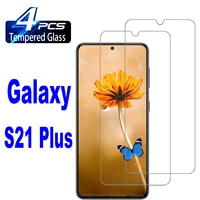 24pcs tempered glass for samsung galaxy s21 plus 5g fingerprint unlock screen protector glass film
