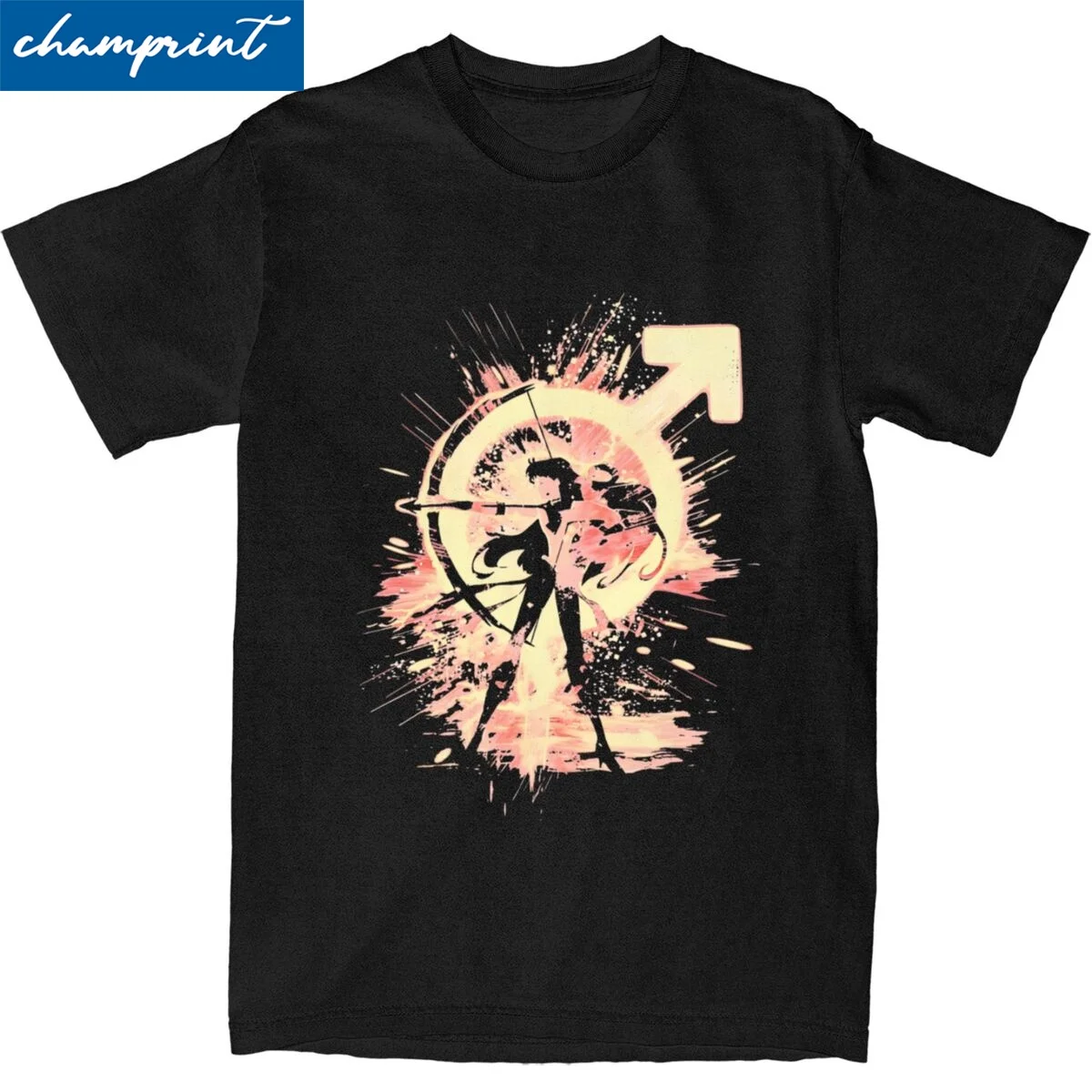 Футболка Sailormoons Mars Storm для мужчин и женщин повседневная тенниска из чистого