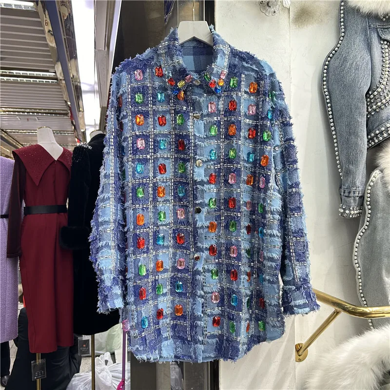 Женская свободная рубашка с длинным рукавом розовая синяя черная зеленая в