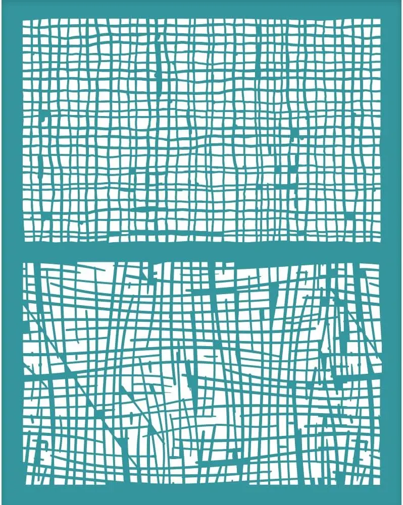 

Клетчатые трафареты для глины