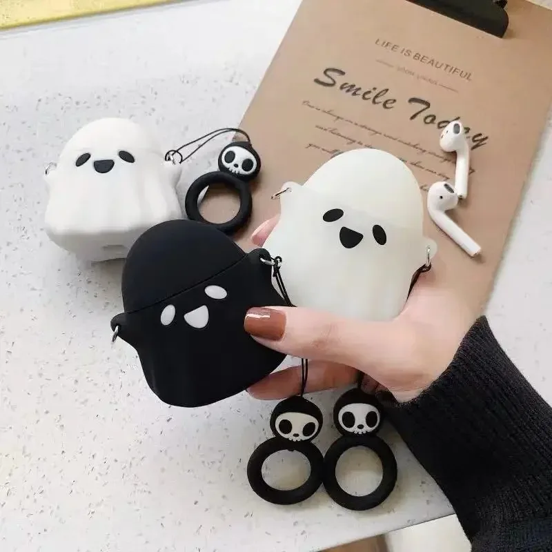 Чехол для наушников AirPods 3D Ghost Spectre MINISO