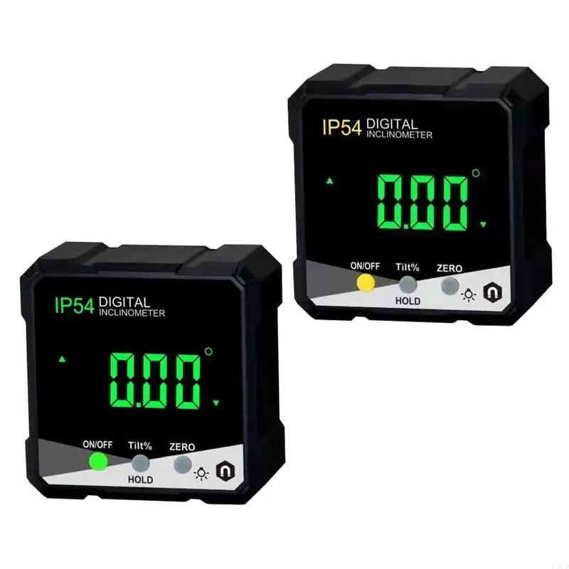 2025 Новый цифровой уровень углового уровня инцизовнометра LCD 360 ° Electronic Protractor 4 Magnets