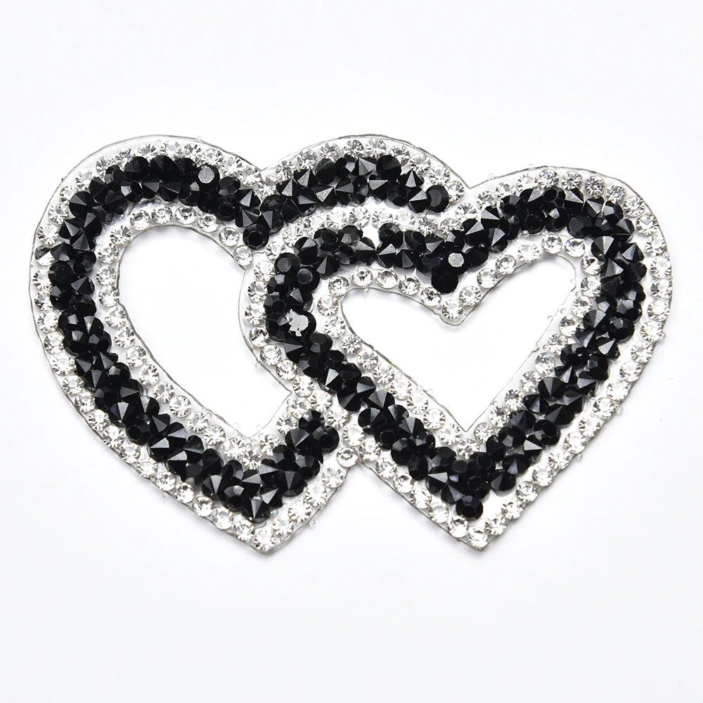 10 шт. двойные мотивы в форме сердца из смолы