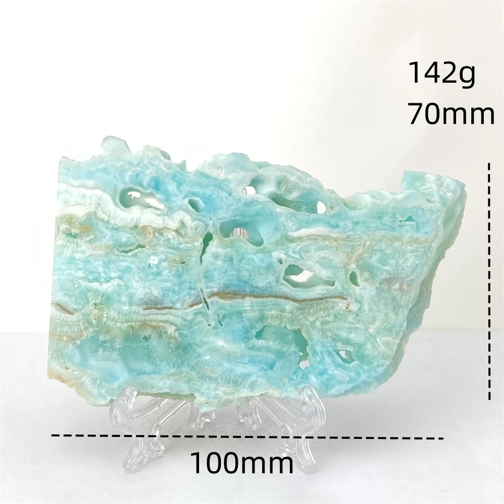 

Гетероморфитовый ломтик Карибский кальцит для дома