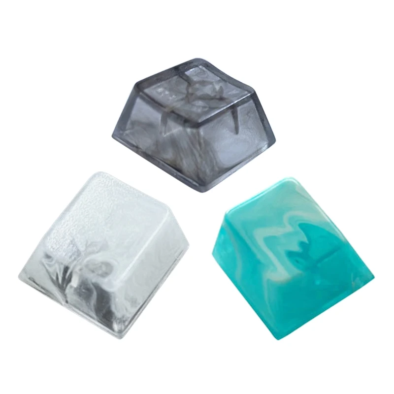 

1PC Resin Keycap Cherry Profile Clear Keycap Replacement for Mechanical Keyboard