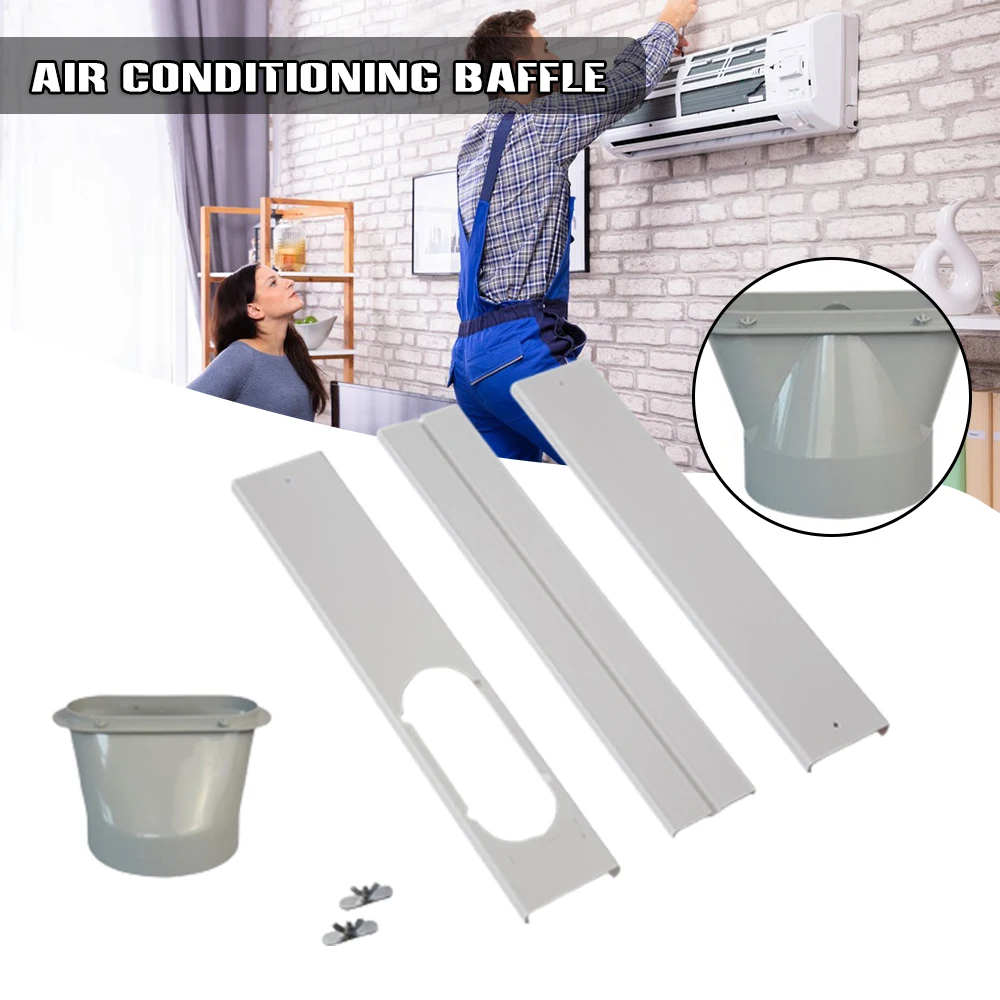 

Portable Air Conditioner Window Vent Kit Adjustable Window Seal Plate Set for Home Air Conditioner Accessories Dropship