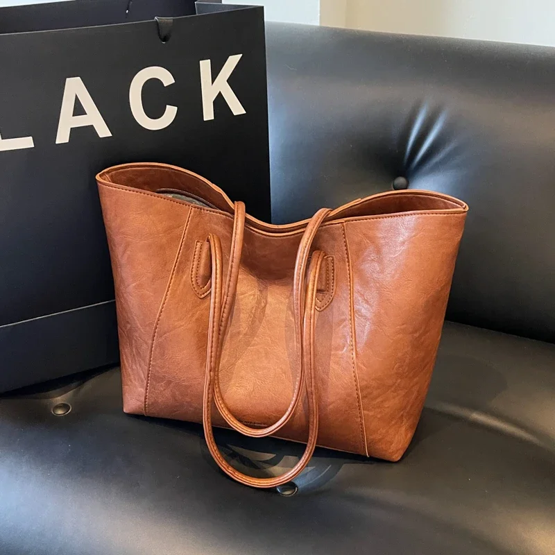 Мягкие сумки-тоут с швейными нитками 2024 высококачественные сумки для женщин