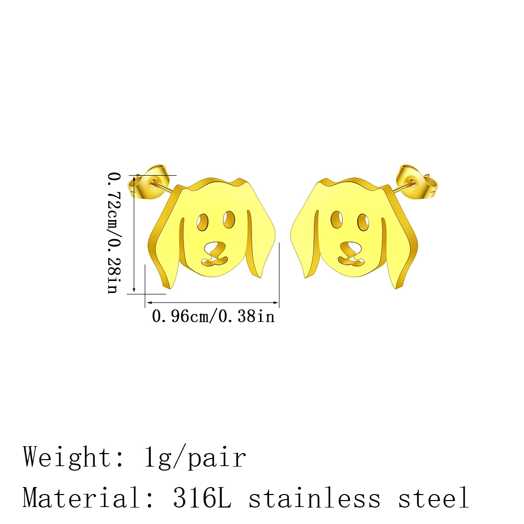 CHENGXUN искусственная собака из нержавеющей стали подарок для любимого человека