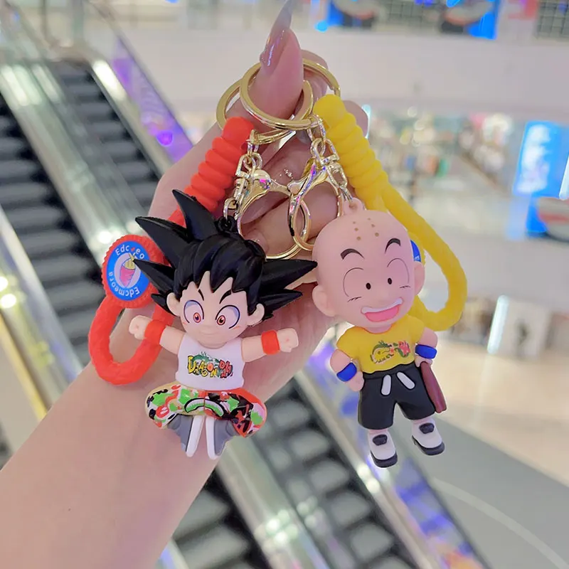 8 см горячая аниме Dragon Ball фигурка Гоку Вегета Ива Мастер Роши ПВХ модель брелок